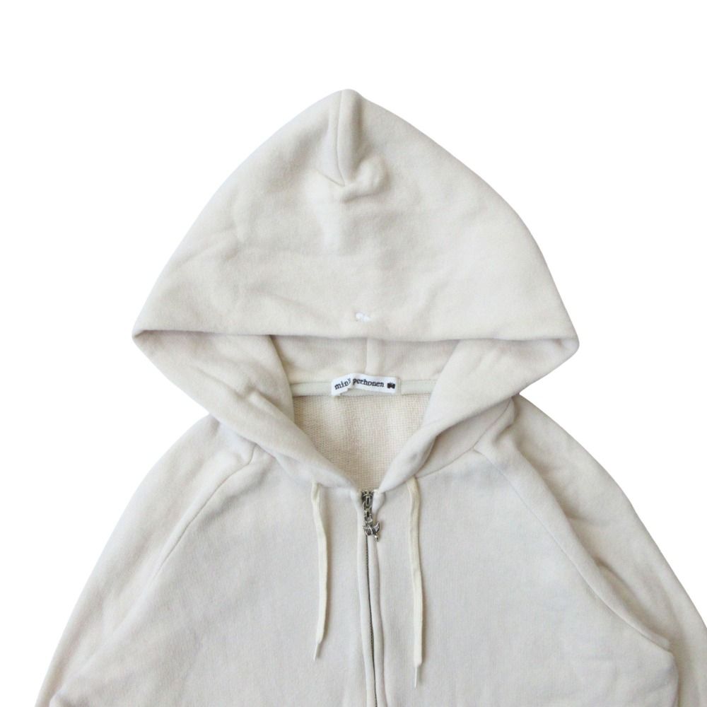 mina perhonen パーカー レディース ミナペルホネン 中古　古着 良品 mina perhonen ミナペルホネン コットン ジップアップ