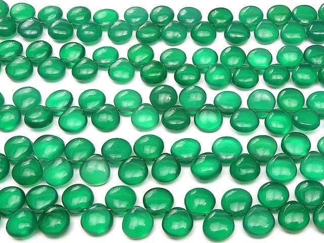 グリーンオニキス マロン 6～7mm【1連販売】 / 9-30 OX-GRMR