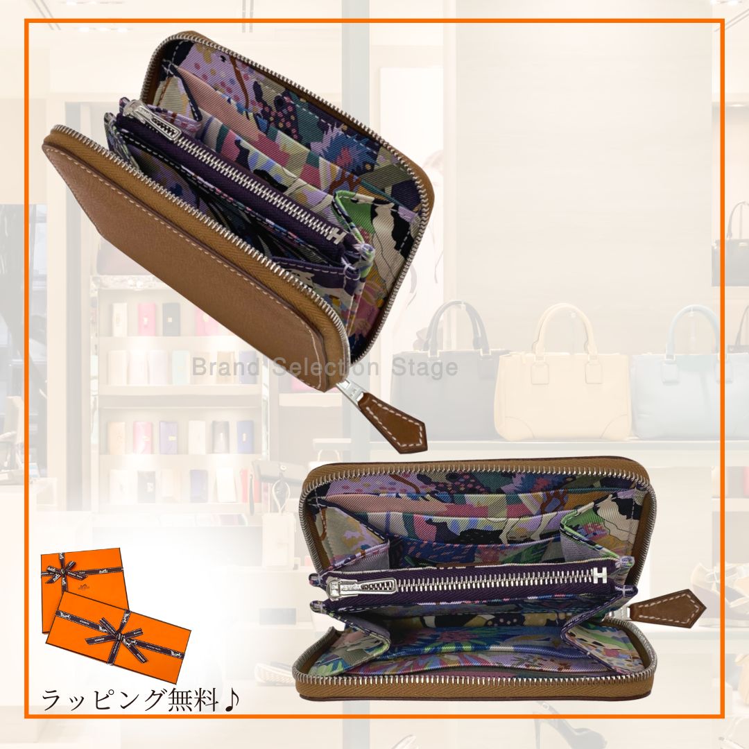 希少 レア【新品】K刻印（2025年製造）エルメス HERMES ミニ財布