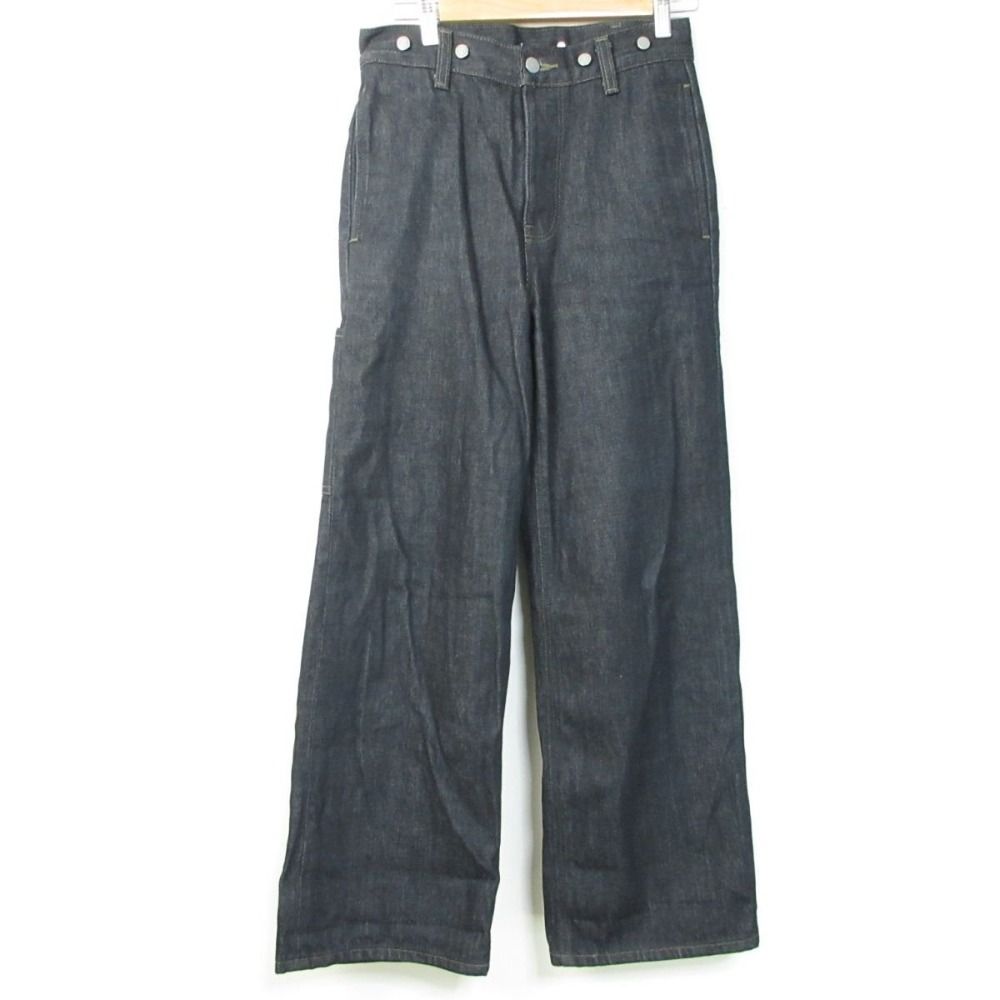 23SS MARGARET HOWELL EDWIN マーガレットハウエル エドウィン 20THアニバーサリー オーガニックコットン デニムパンツ W27 レディース 古着