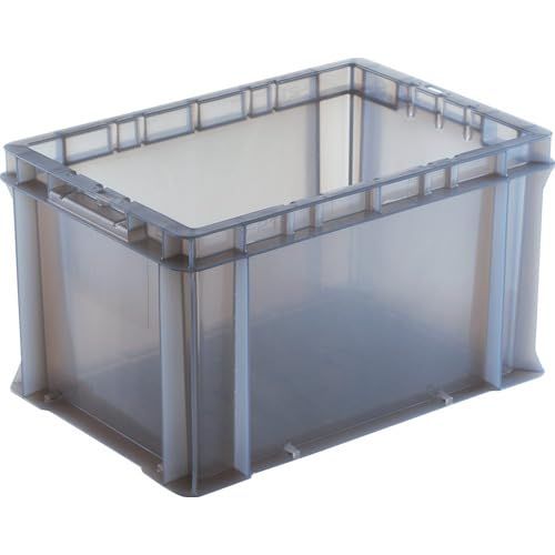 2営業日で発送 DICプラスチック Dic Plastics DIC エコシリーズF型コンテナF-21 外寸 W424×D291×H244.5 クリアブラック F21ECOCBK 8536