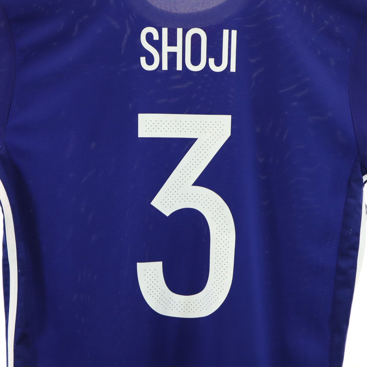 adidas - 古着 adidas アディダス JFA SHOJI 3 サッカー 半袖 レプリカ ユニフォーム O ブルー 昌子源 メンズ 1995 サッカー 日本代表 ユニフォーム アディダス ドーハ