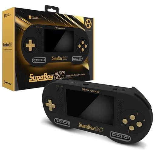 HYPERKIN SUPABOY BLACK GOLD スパボーイ 本体) SupaBoy(スパボーイ) Black Gold SFC互換機 HYPERKIN