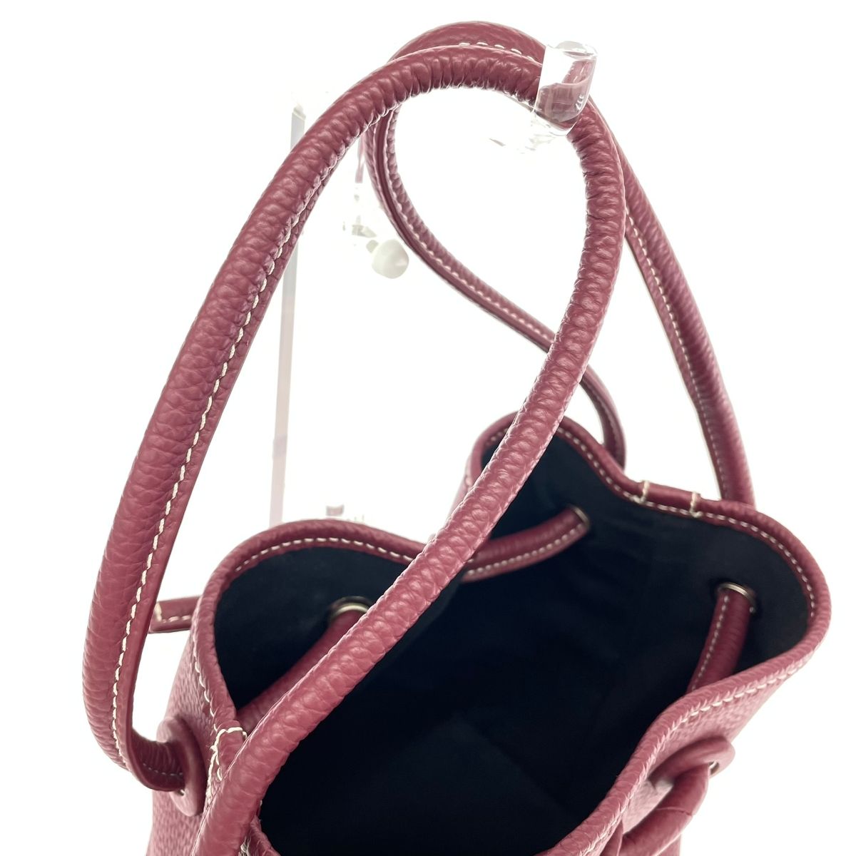 良好 VASIC ヴァジック ボンド トートバッグ ボルドー レザー  