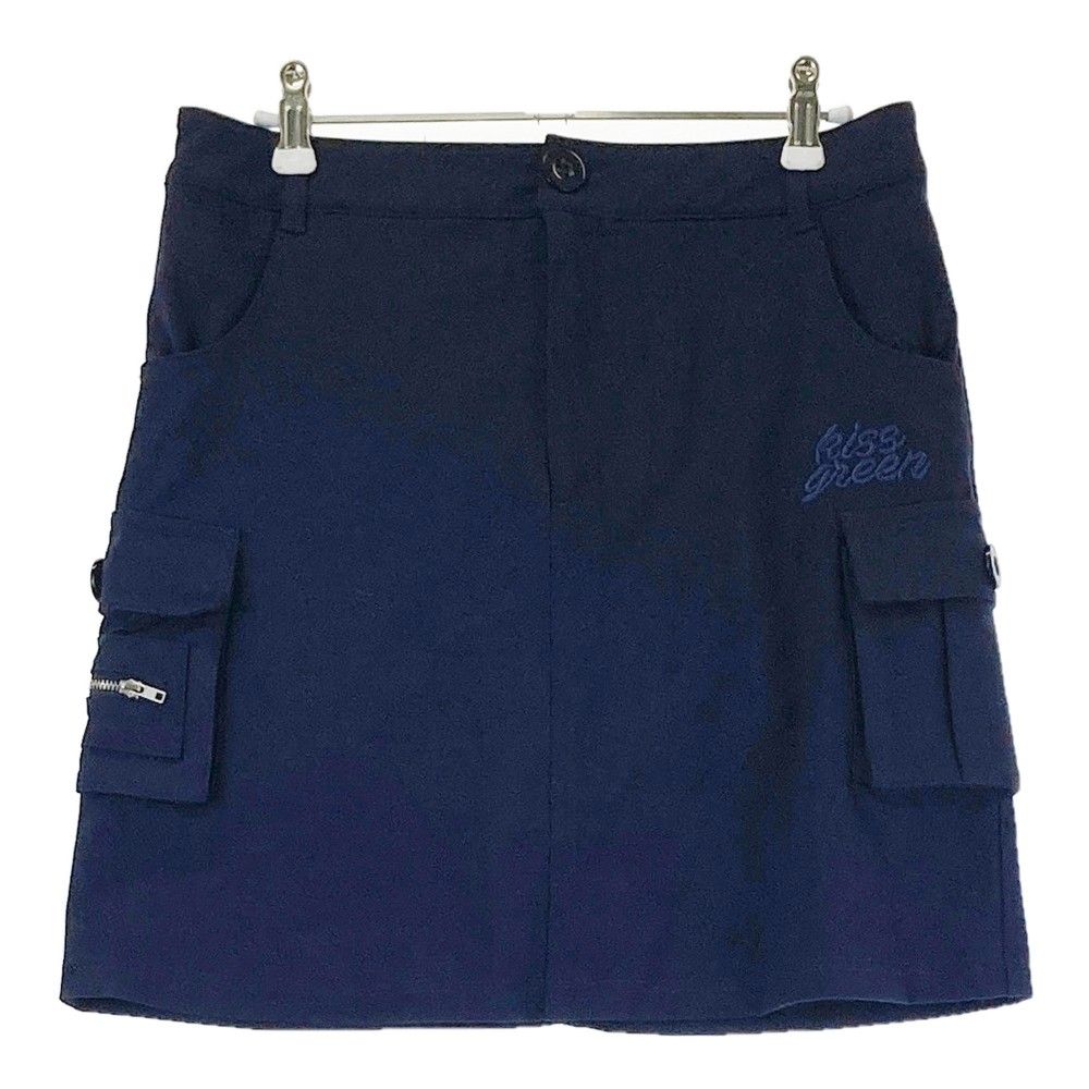 ランバンLANVIN まじめ 青ワンピース裏地ありスカートゴルフウェア新品 