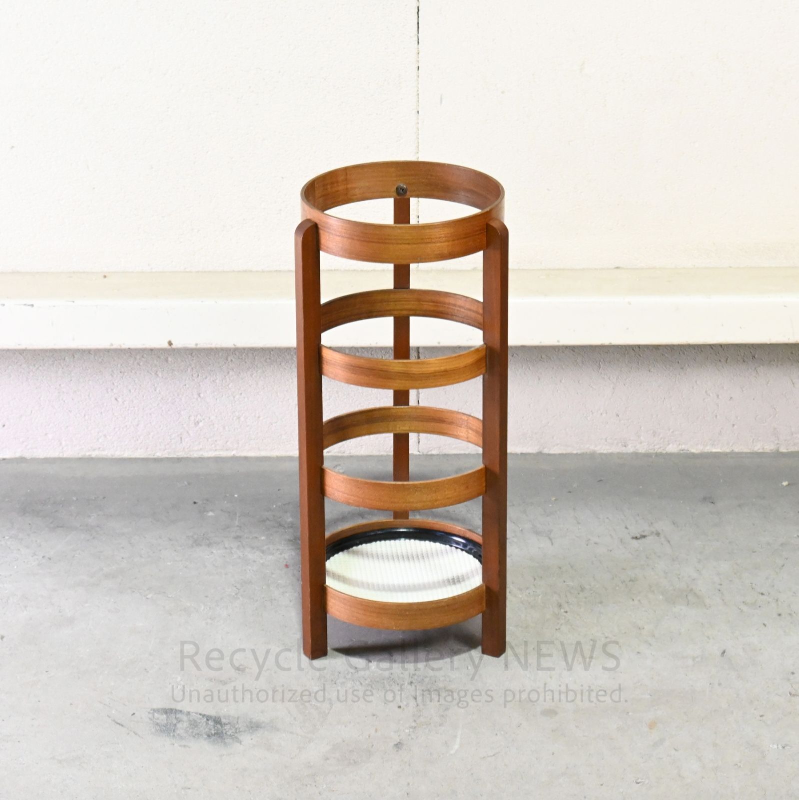 ● サイトーウッド 傘立て ヴィンテージ 品 ブラウン