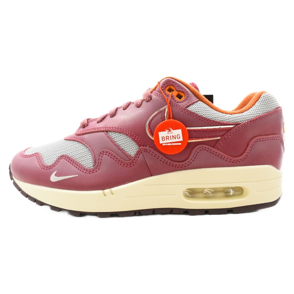NIKE (ナイキ) ×Patta AIR MAX 1 NIGHT MAROON DO9549-001 パタ エアマックス1 ナイトマルーン ローカットスニーカー US9/27cm