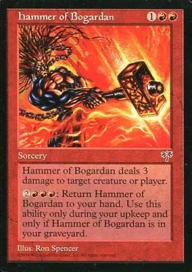 MTG ボガーダンの金床 Anvil of Bogardan VIS 英語版3枚 ボガーダンの金床/Anvil of Bogardan》[VIS] 茶R | 日本最大級 MTG通販