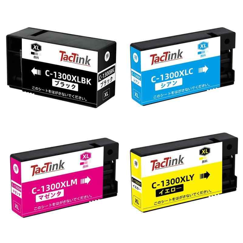 TacTink キヤノン用 PGI-1300XL PGI-1300 4色セット 大容量 互換