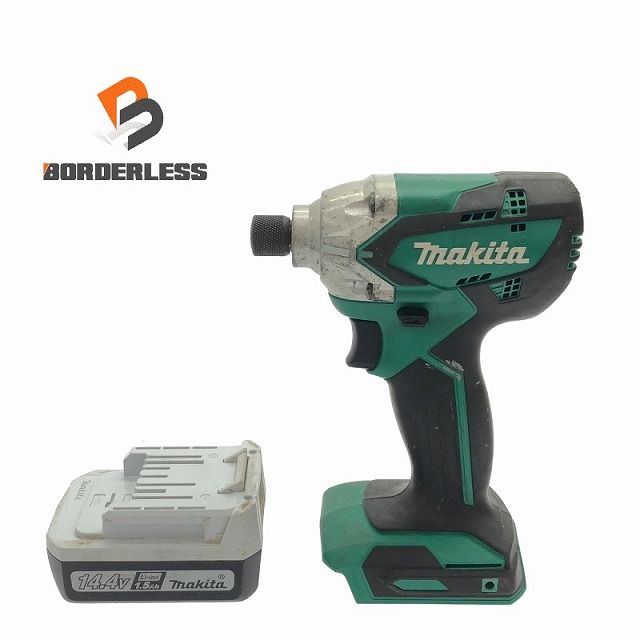 品 makita マキタ 14.4V 充電式インパクトドライバ MTD001D バッテリー 14.4V 1.5Ah 付き 電動工具 締め付け