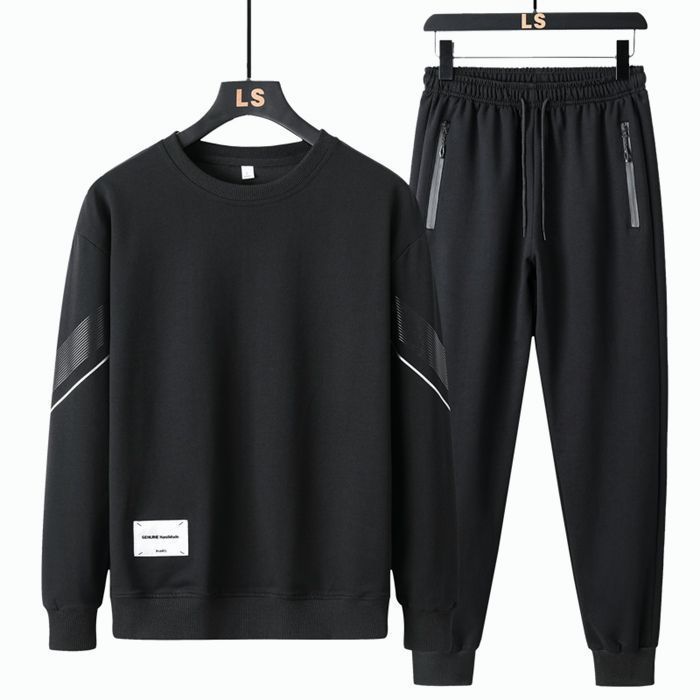 未使用 上下セット メンズ トレーナー セットアップ 長袖 クルー