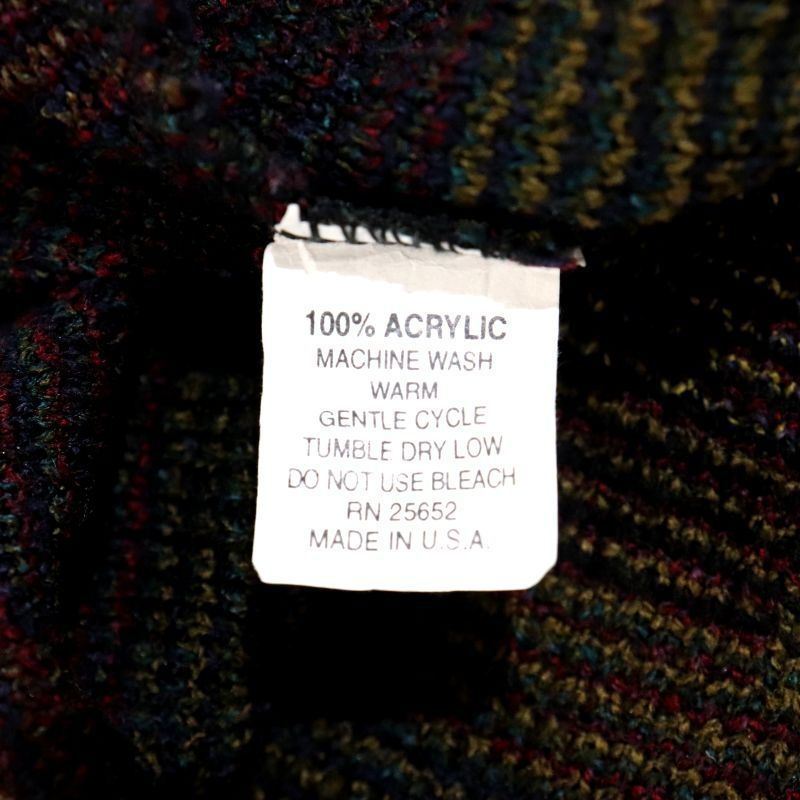 【3Dニット】 Protege COLLECTION オーバーサイズ 90s USA製 vintage Protege COLLECTION 総柄 3D ニットセーター