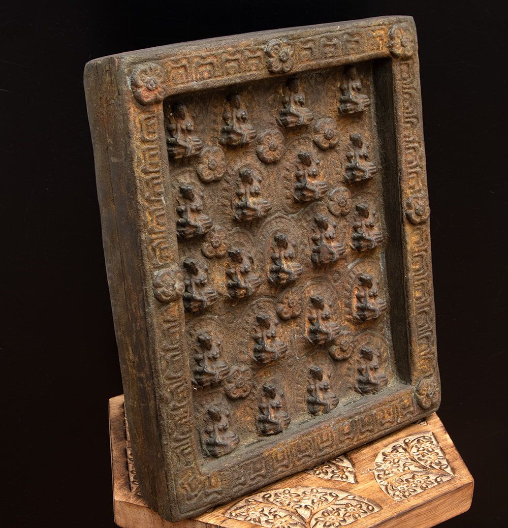 21ターラの仏像 木製 高さ 31cm 1700g チベット チベット仏像 チベット密教 密教 仏像 ネパ