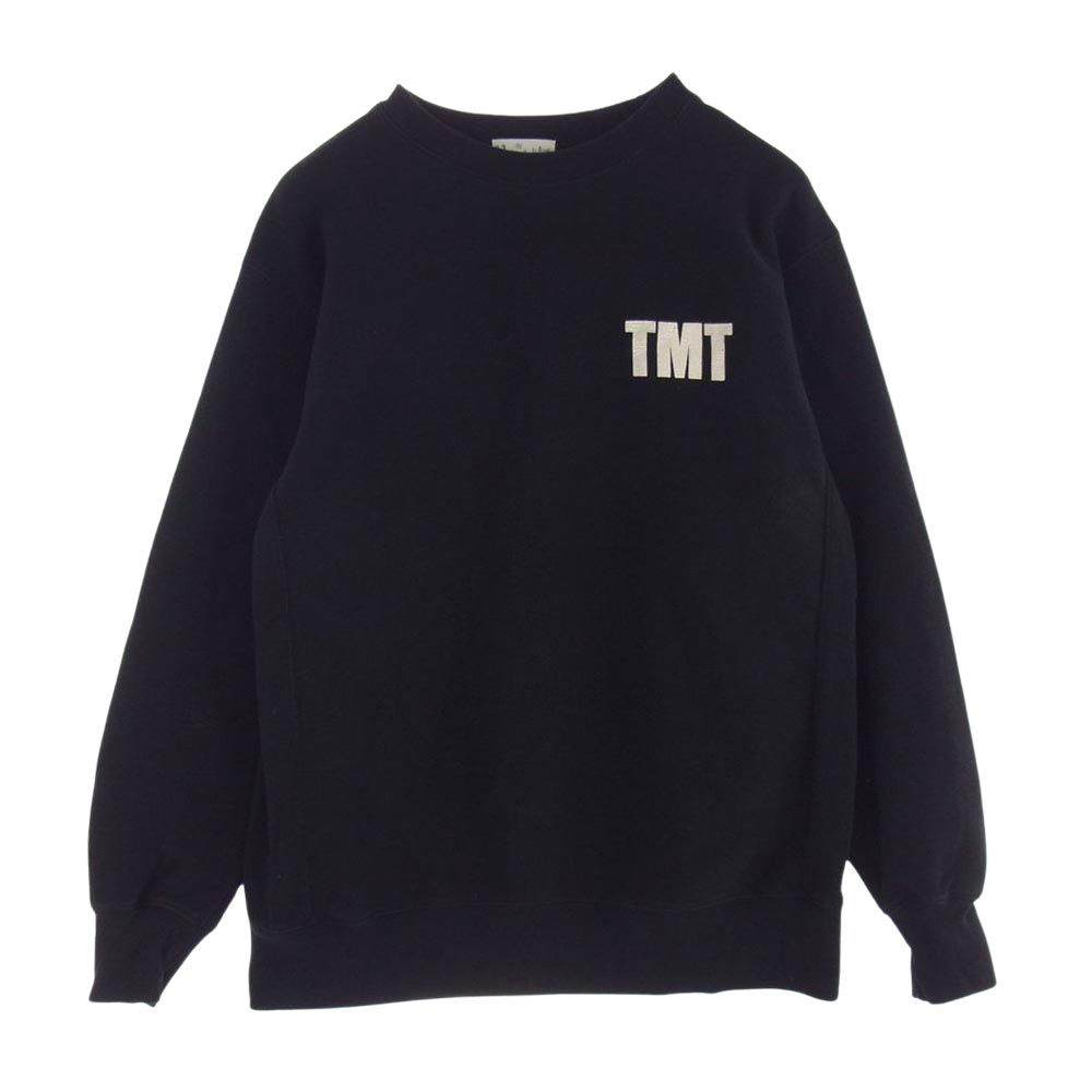 TMT ティーエムティー TSW-S23SP06 REVERSE WEAVE SWEAT SHIRTS リバースウィーブ スウェット トレーナー ブラック系 L【中古】