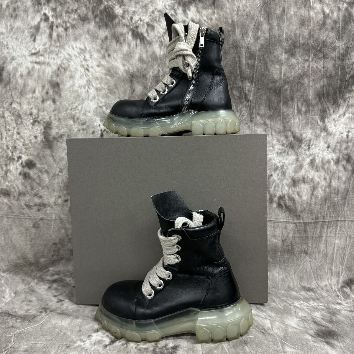 Rick Owens/リックオウエンス Jumbo Lace BOZO Tractor Boots/ジャンボ ...