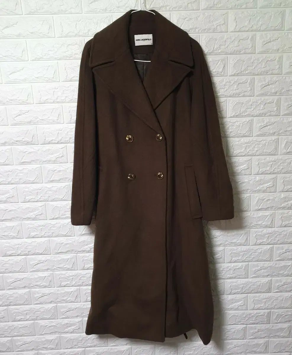 KARL LAGERFELD フランス製 カシミヤ コート 黒 N400 KARL LAGERFELD フランス製 カシミヤ コート 黒 N400