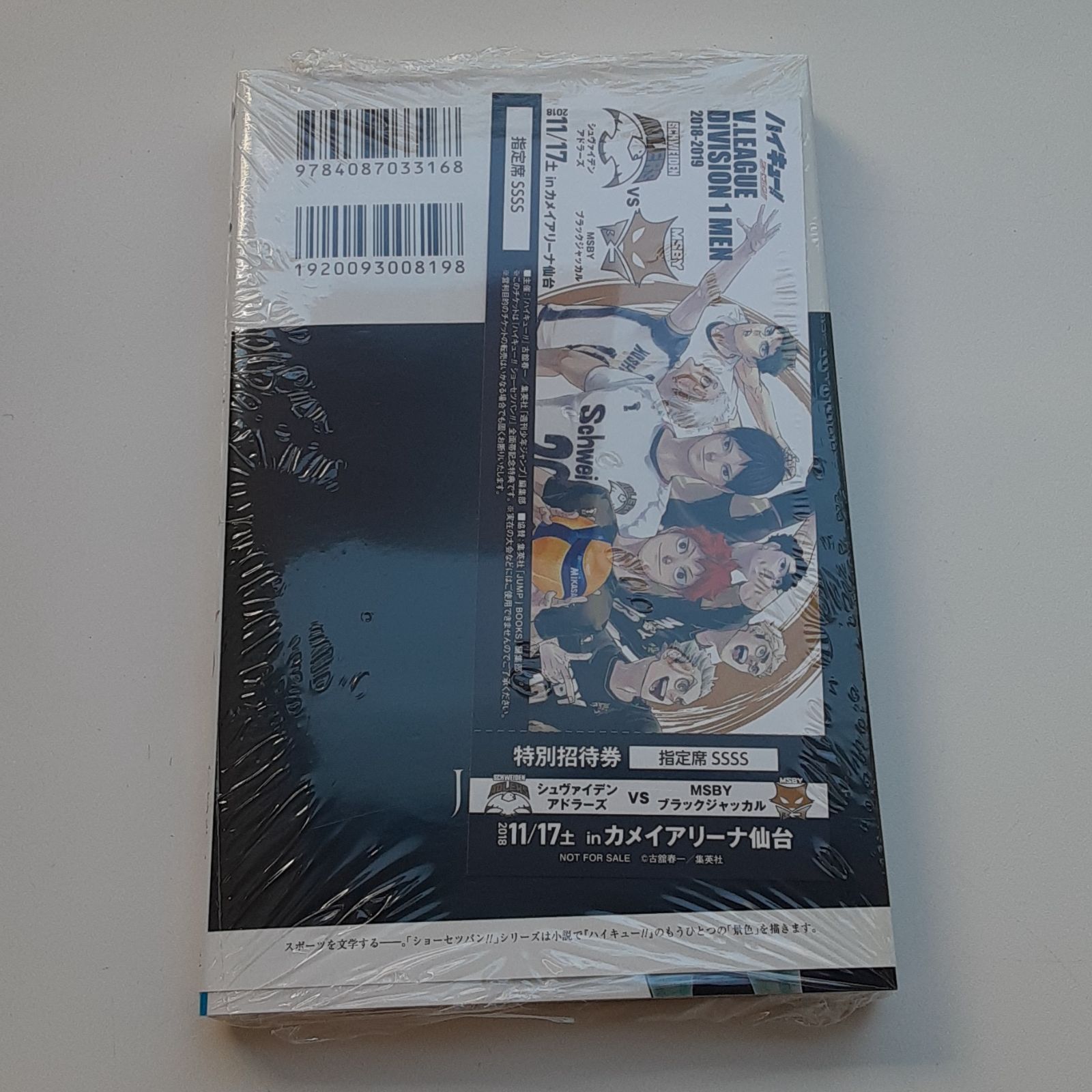 ハイキュー!!ショーセツバン 特典 チケット風しおり - その他