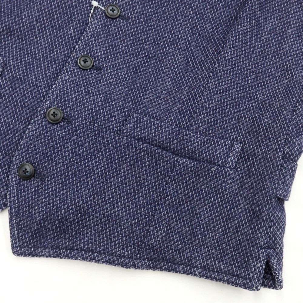 中古】ラルディーニ LARDINI ウールポリエステル ジレベスト パープル 
