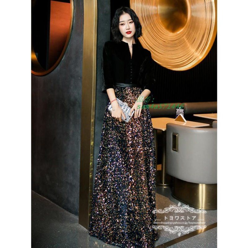 新作もいち早くお手元に！ ロングドレス 演奏会用 パーティードレス 結婚式 ドレス ステージドレス 成人式 発表会 コー合唱衣装 20代30代40代 マキシ丈 ピアノ 大きいサイズ am4a571446 2025超人気。