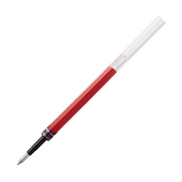 （まとめ）三菱鉛筆 ゲルインクボールペン 替芯 0.38mm 赤 ユニボール ワ