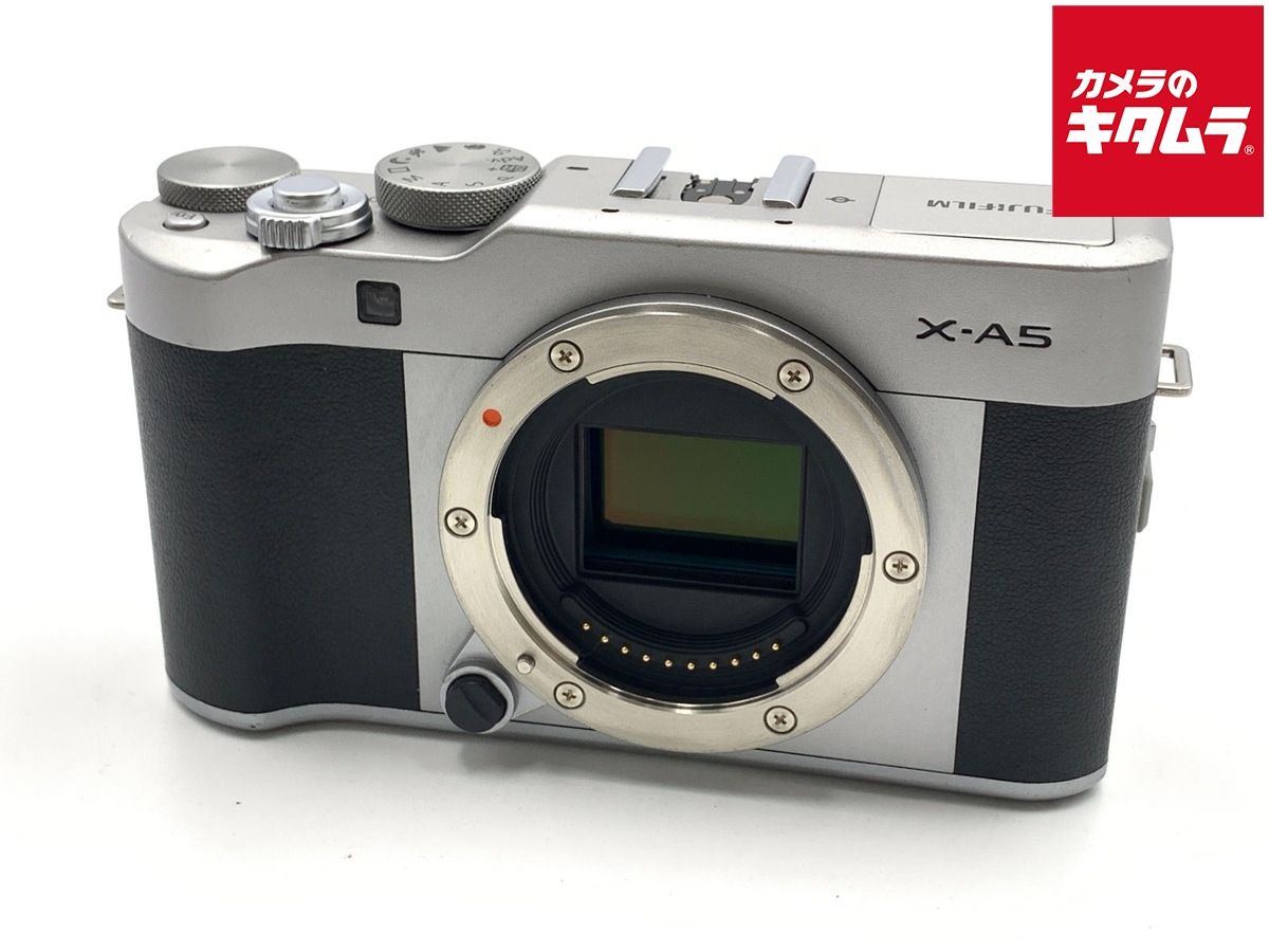 並品 フジフイルム X-A5 ボディ シルバー