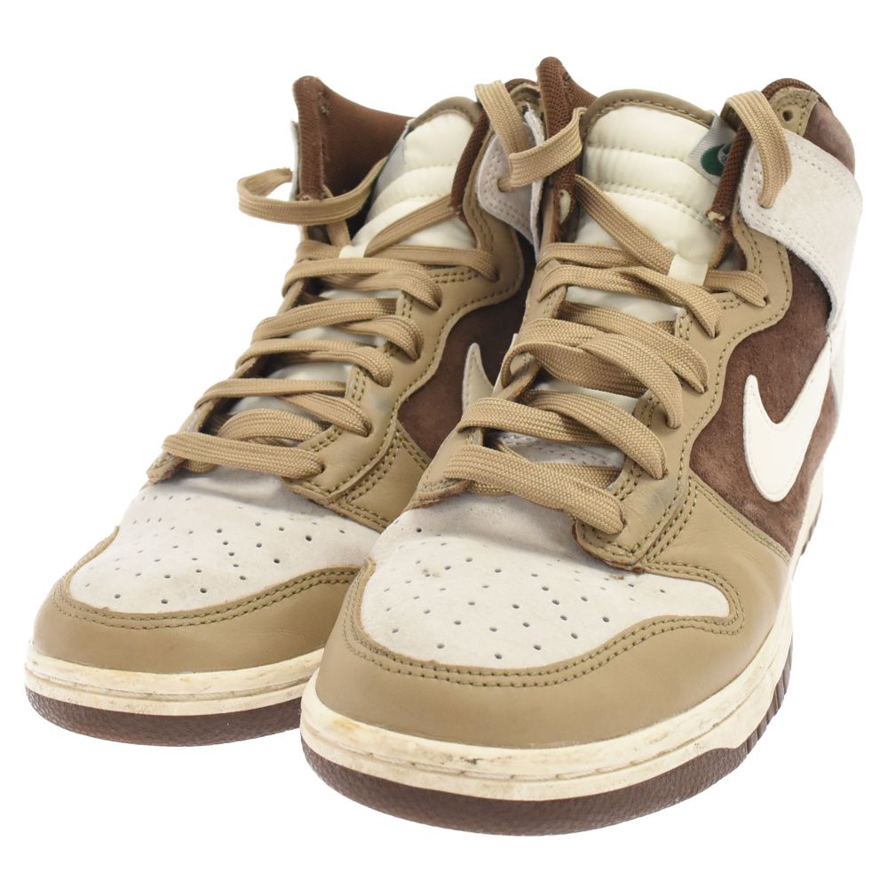 NIKE (ナイキ) Dunk High PRM Light Chocolate ダンク ハイ プレミアム ...