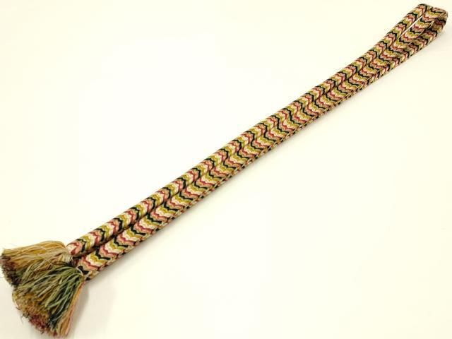 平和屋着物 上 有職組紐道明 帯締め 御岳組 五舞鸞 金糸 宮内庁御用 国立博物館御用 東京芸術大学御用 AABA5393ay