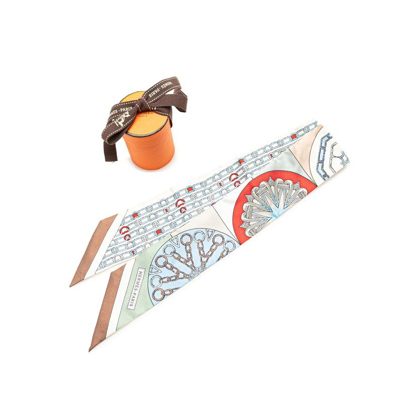 今季新作　HERMESエルメス　ツイリー　カレイドスコープエフェクト　25SS Twilly 《カレイドスコープ・エフェクト》 | Hermès - エルメス