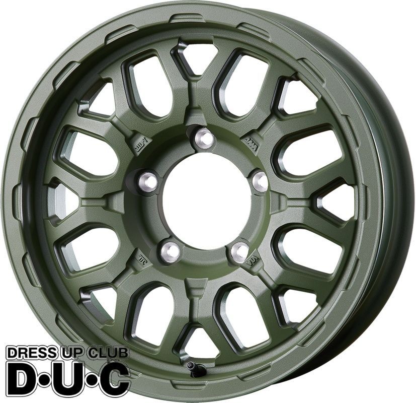 ジムニー MUD BAHN XR-800M ME チッピンググリーン CGR 16インチホイール4本セット 16-5.5 5-139.7 20