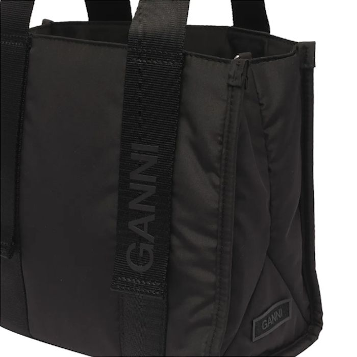 ♪7日以内にお届け☆GANNI☆ リサイクルテックスモールトート