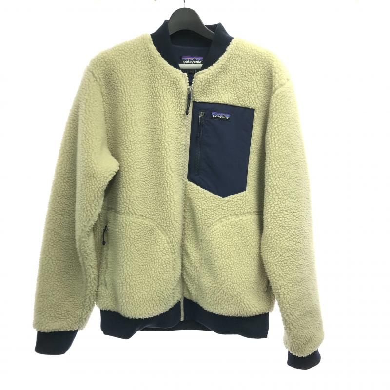 【中古】Patagonia　19AW Retro-X BOMBER Jacket　22830FA19　M　アイボリー　パタゴニア　レトロX[66]