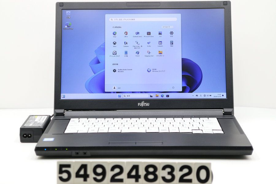 富士通 LIFEBOOK A579/B Core i3 8145U 2.1GHz/8GB/256GB(SSD)/15.6W/FWXGA(1366x768)/Win11 【549248320】