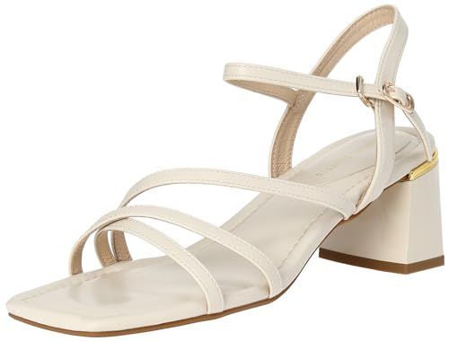 Size 24.0 24.5 cm_Color WHITE 24SS オリエンタルトラフィック サンダル レディース スクエアトゥ 美脚 華奢見え 変形ヒール 大きいサイズ 小さいサイズ 歩きやすい ストラップ くすみ WHITE 24SS 24