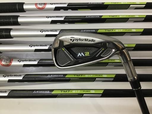 中古】 テーラーメイド M2(2017) 9S アイアンセット IR TM7-217 中古】 テーラーメイド M2(2017) 9S アイアンセット IR TM7-217