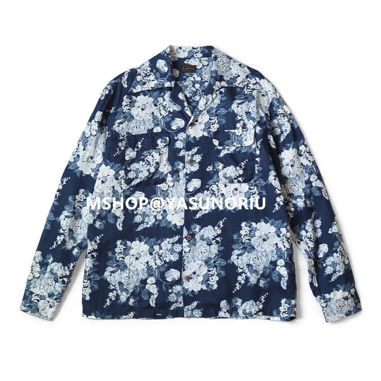 kapital IDGリネンシャンペトル抜pt SHOKAシャツ 希少