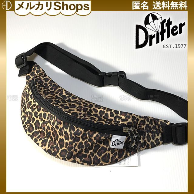 Drifterドリフター ウエストポーチ バッグ レオパード柄レディース