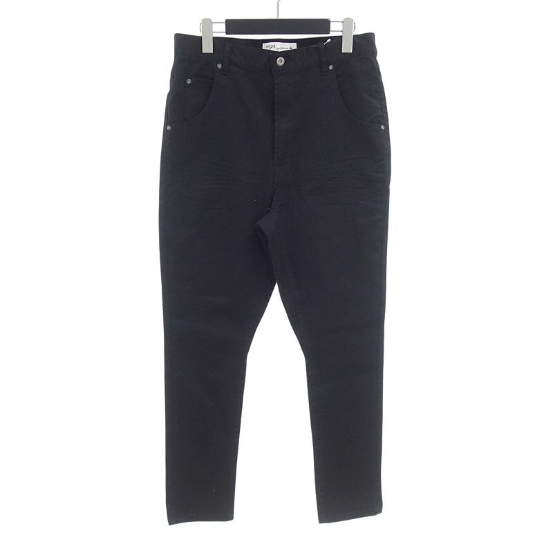 アジル agr サルエル デニム パンツ ブラック サイズ メンズM