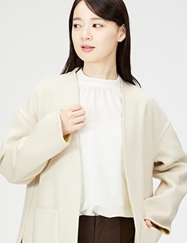 アウター Ｖネックハーフリバーコート