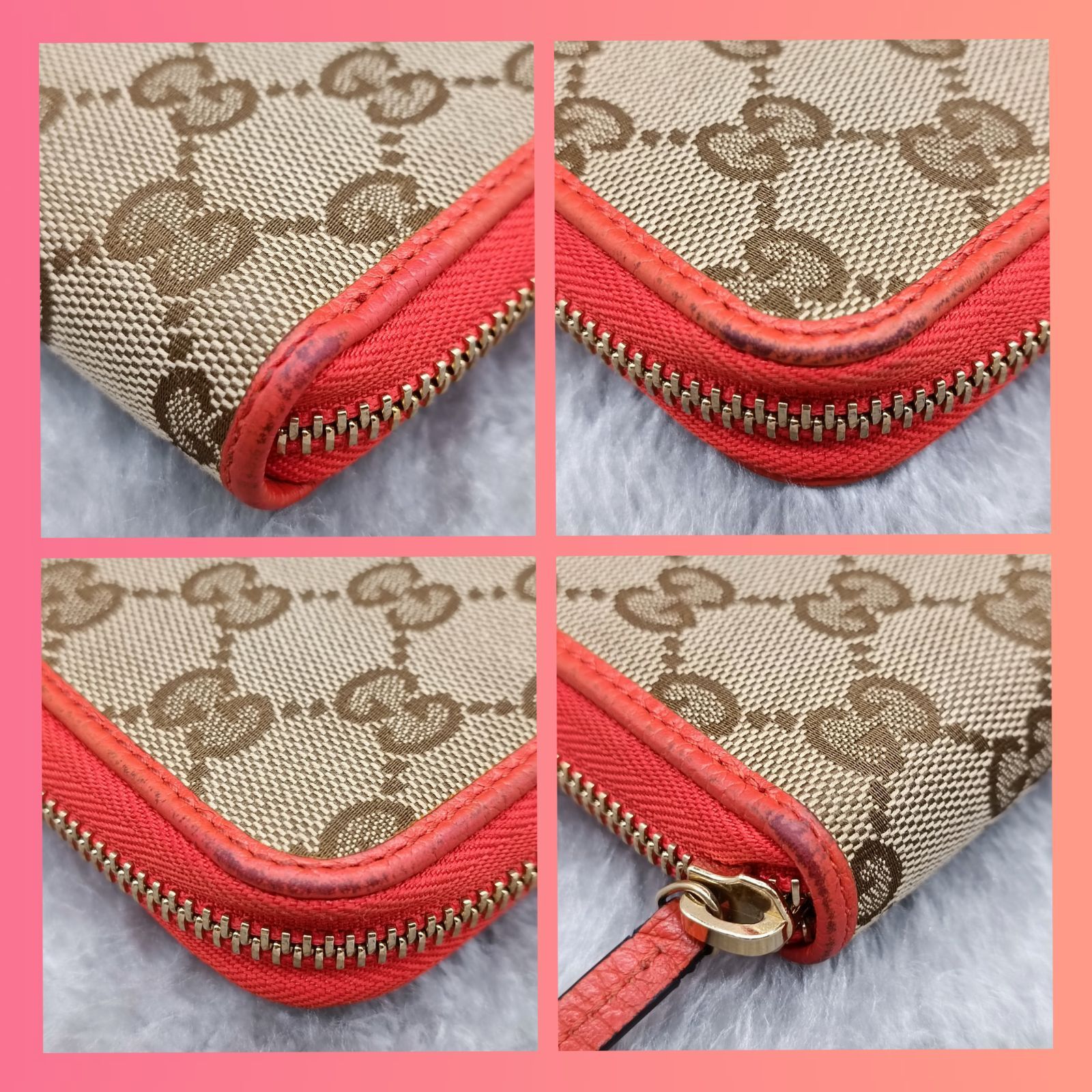 GUCCI グッチ長財布 GGキャンバス 匿名配送 無料配送 長財布