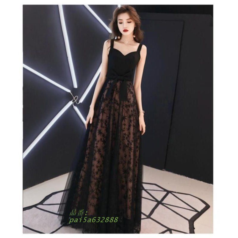 パーディードレス ウエディングドレス ロングドレス 結婚式 二次会 舞台用 ピアノ 発表会 成人式 披露宴 上品 大きいサイズ Aラインワンピース 演奏会 pai5a632888