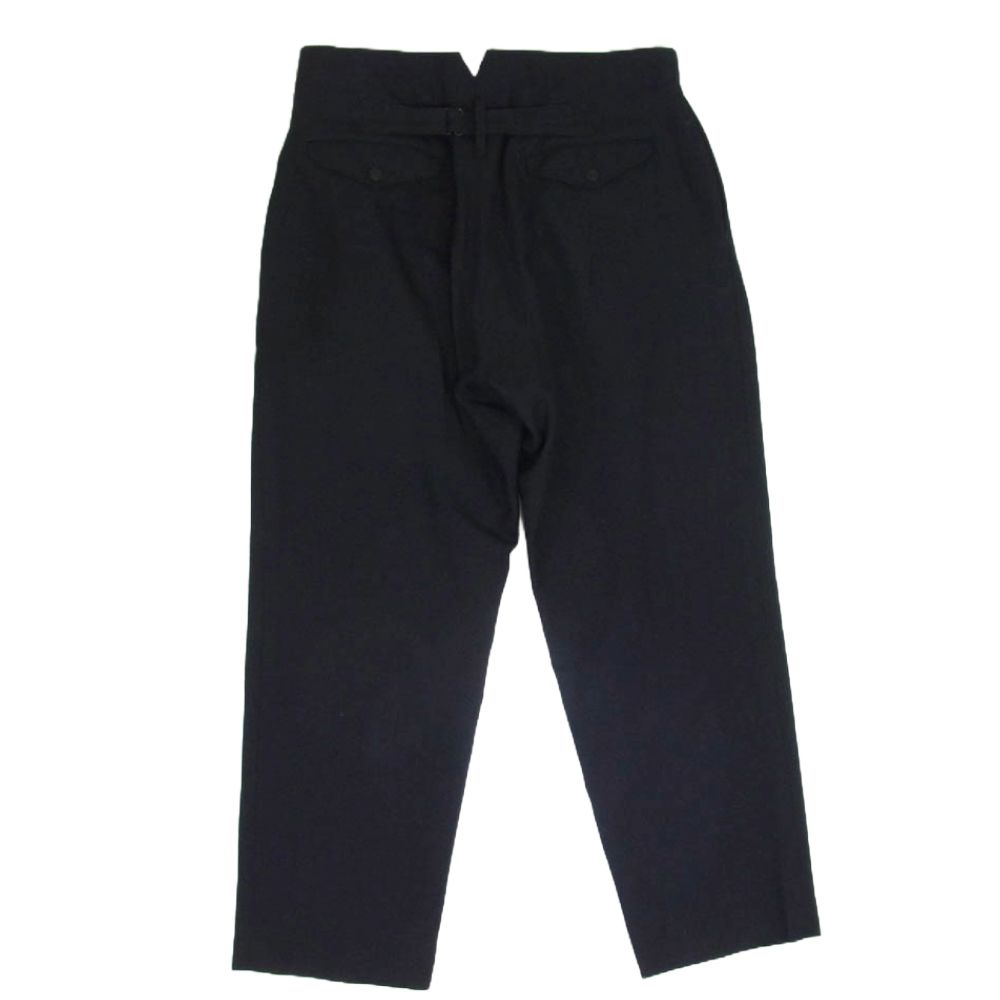 COMOLI コモリ Q03-03007 WOOL SERGE BACK STRAP PANTS ウール