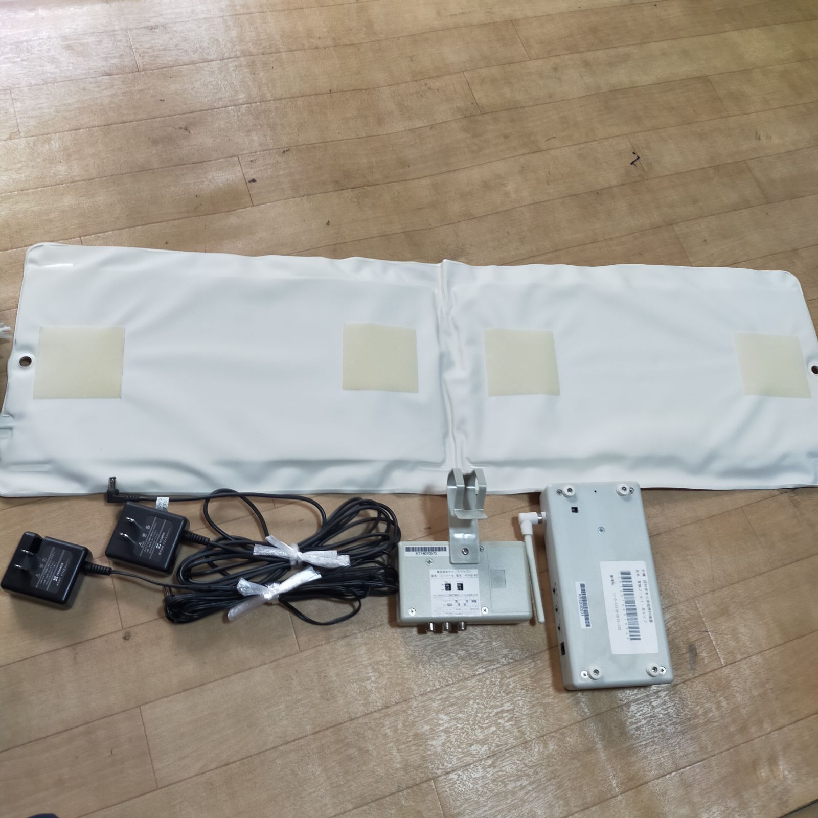 OT-14123 テクノスジャパン 家族コール HK-1B 離床センサーマット コンソール メロディチャイム3点セット 徘徊感知機器 在宅介護 福祉用具 洗浄|消毒済 介護用品