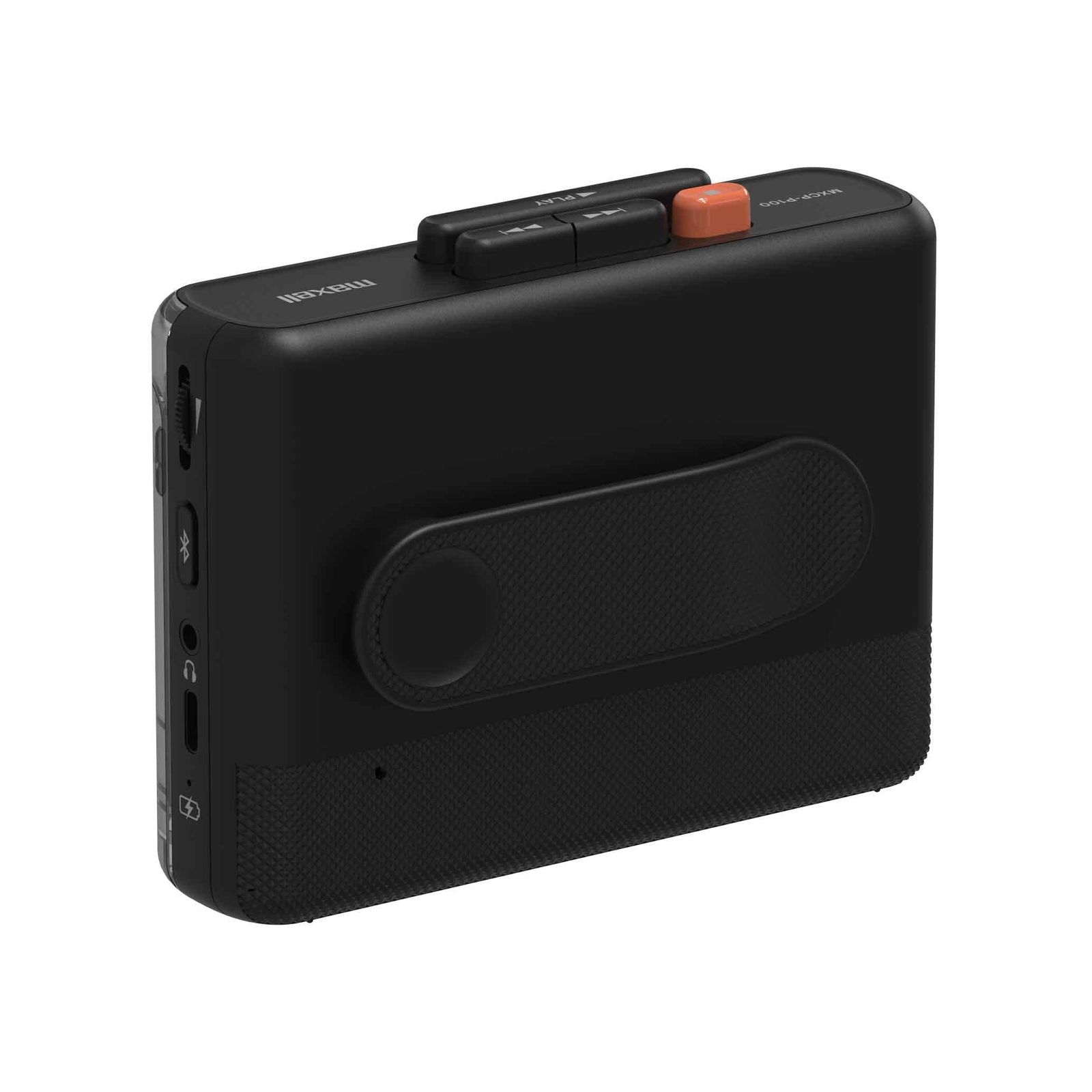 maxell Bluetooth対応 ポータブルカセットプレーヤー 充電式 ブラック MXCP-P100-BK