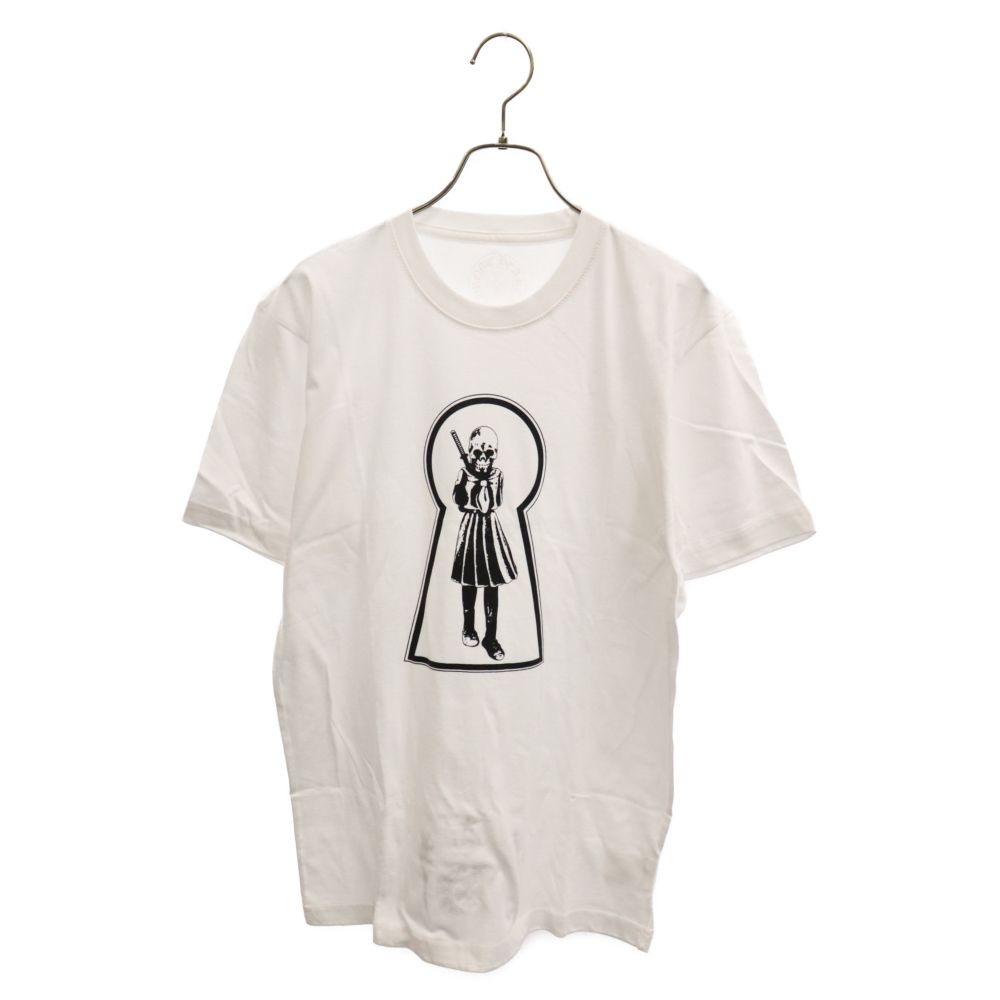 CHROME HEARTS (クロムハーツ) FOTI S/S TEE スキッピー プリント 半袖 Tシャツ ホワイト