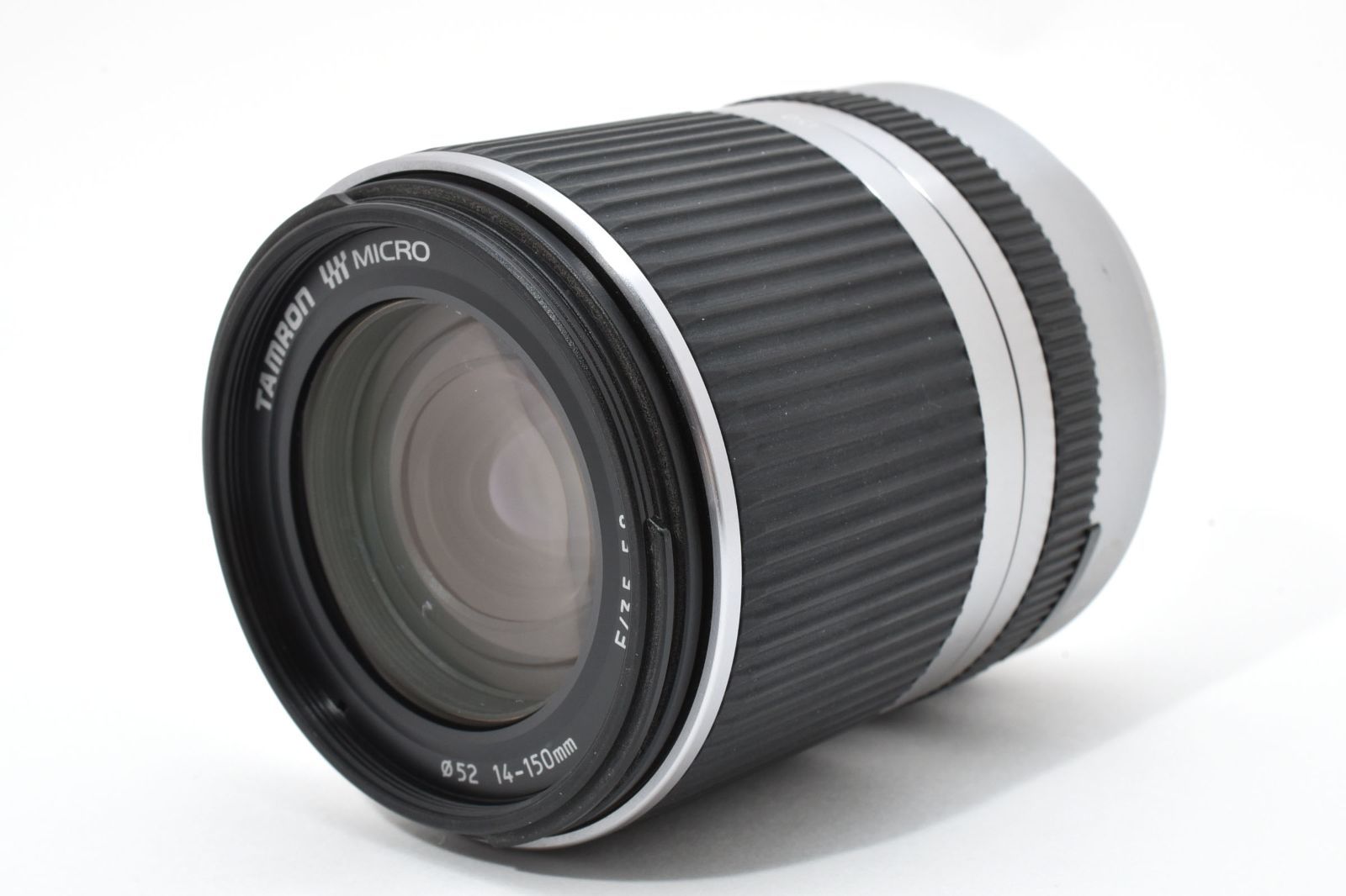 外観 上 タムロン TAMRON 14-150mm F3.5-5.8 Di III C001 シルバー マイクロフォーサーズ用 完動品 62P03A510025