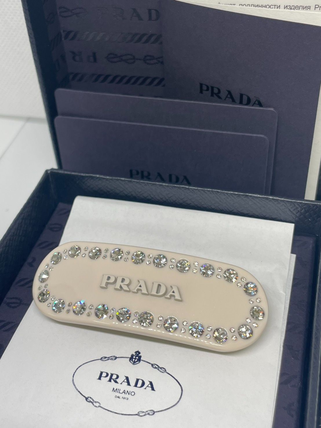 PRADA プラダ プレックス ヘアクリップ