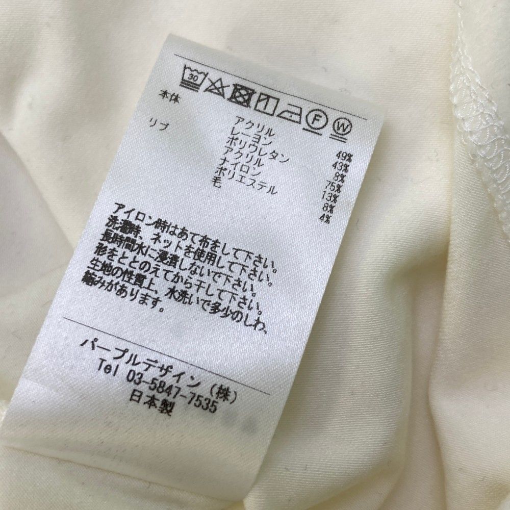 サイズ：M DECEMBERMAY ディセンバーメイ 長袖ハイネックTシャツ