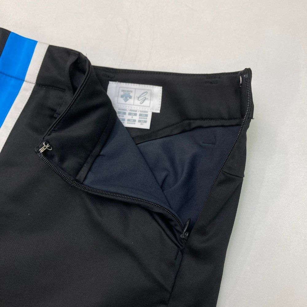 サイズ：S DESCENTE GOLF デサントゴルフ  インナー付 ストレッチ スカート  ブラック系 [240101428821] ゴルフウェア レディース ストスト サイズ：S DESCENTE GOLF デサントゴルフ インナー付 ストレッチ