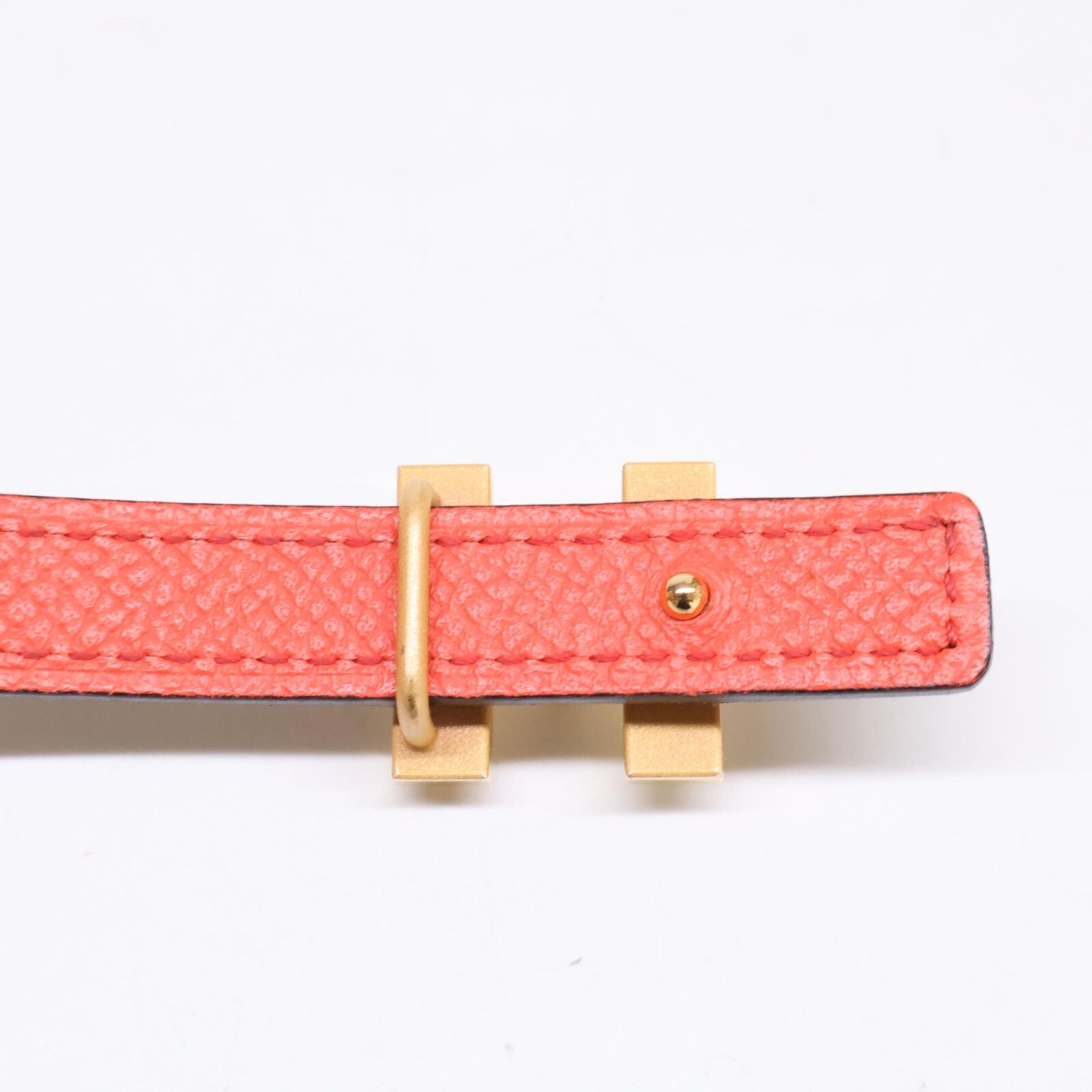 エルメス 【美品】ターンロックデザインHバックル U刻 13mm レザー リバーシブル 65 HERMES エルメス 【美品】ターンロックデザインHバックル U刻 13mm