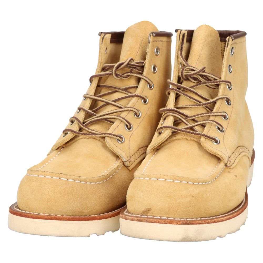 RED WING (レッド ウイング) 8833 6inch Classic Moc IRISH SETTER 6インチ アイリッシュセッター  モックトゥ レースアップ スエードブーツ ベージュ US8.5/26.5cm - メルカリ